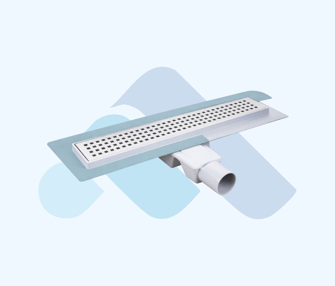 360 derece donerli yalitim membranli s sifon dus kanali yc q50