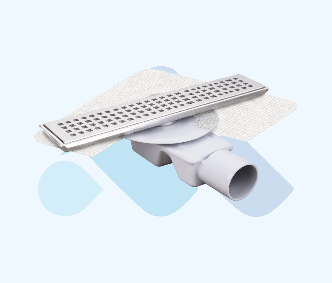 paslanmaz govdeli yalitim fileli 360 derece doner s sifon dus kanali