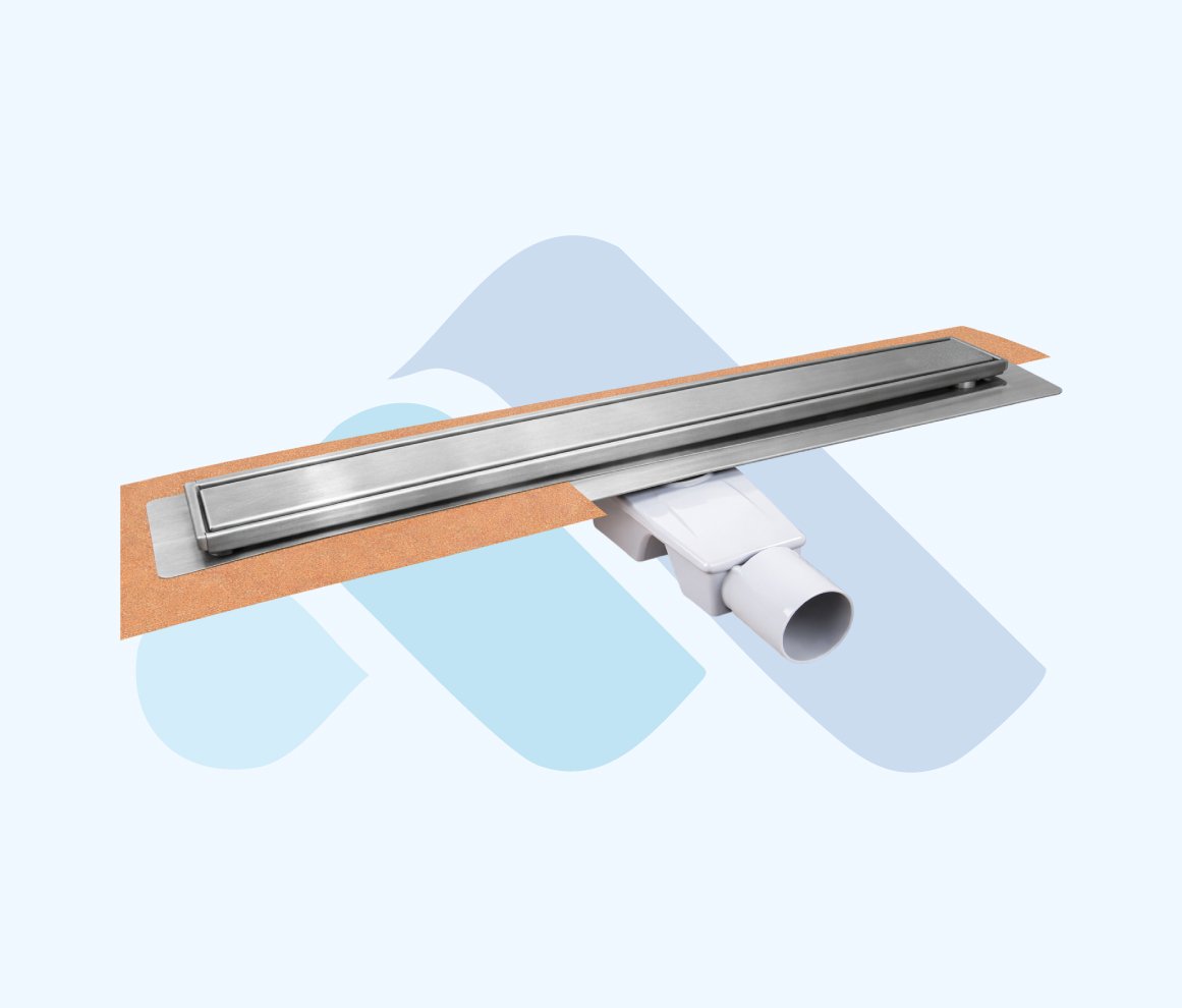 paslanmaz yalitim membranli etekli 360 derece doner dus kanali